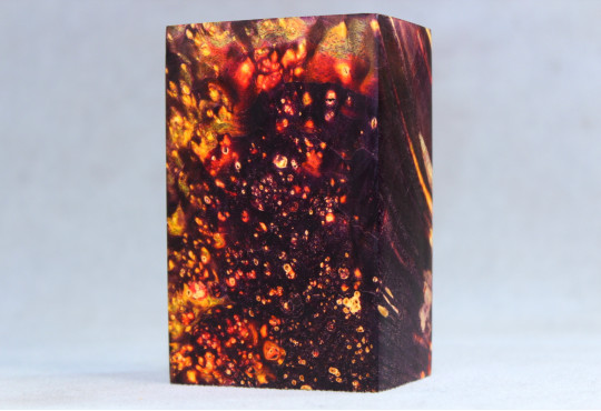 Stabilized Maple Burl Wood Mod Block